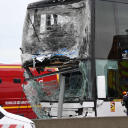 Wypadek autokarów z uczniami w Calais